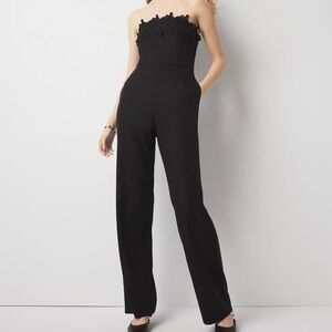 NWT WHITE HOUSE BLACK MARKET Strapless Lace Jumpsuit